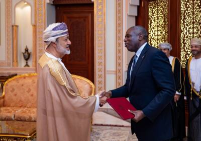 جلالةُ السُّلطان المعظم يستقبل وزير خارجية المملكة المتحدة