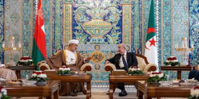 جلالة السُّلطان المُعظّم والرئيس الجزائري يثمنان إنشاء “الصندوق الجزائري العُماني للاستثمار” جلالة السُّلطان المُعظّم والرئيس الجزائري يثمنان إنشاء “الصندوق الجزائري العُماني للاستثمار”